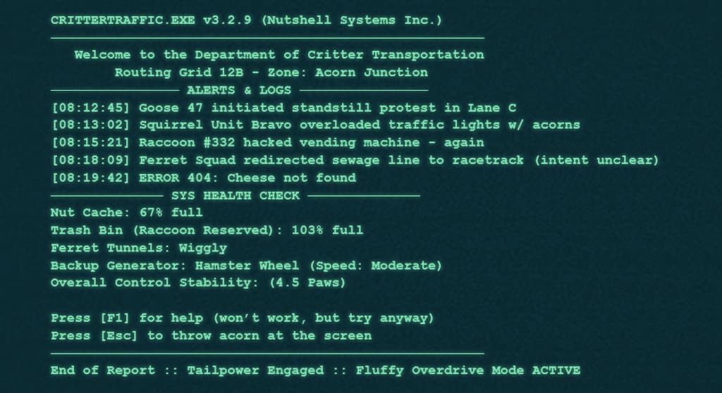 CRITTERTRAFFIC.EXE